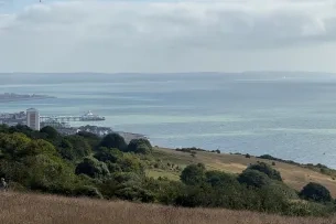 Blick auf Eastbourne