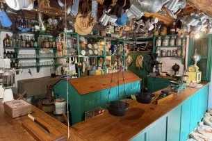 Historischer Eingangsbereich eines Restaurants