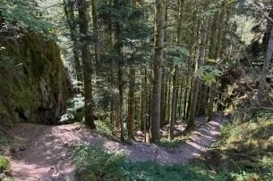 Steiler Wanderweg