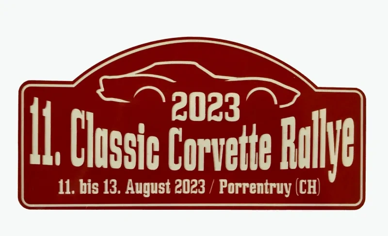 Classic Corvette Rallye 2023 / Plakette